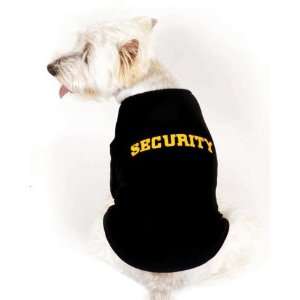 : Dog Shirt   Dog Tank Style Shirt Security   Black  XX Small (XXS 