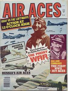 AIR ACES Magazine WWII JET ACES 12 OClock High 1978  