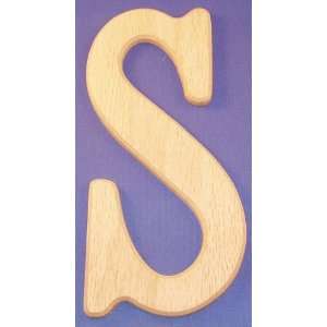  Wooden Letter 6 Inch Letter S