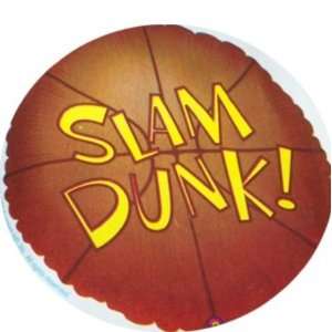  18 Metallic Basketball SLAM DUNK Balloon Toys & Games