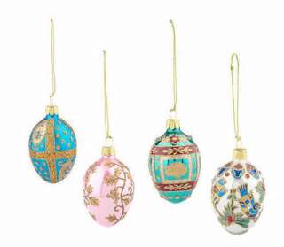 Joan Rivers 12 Mini Russian Faberge Inspired Egg Ornaments Christmas 