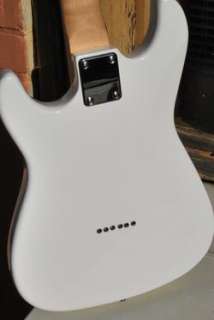 SOLID WHITE CUSTOM 12 STRING STRAT STYLE ELECTRIC GUITAR w/ BLEM 