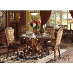   Dresden Round Glass Top Dinette 60010 dinette