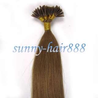 Stick tipped 100% REMY INDIAN Human hair Extensions100s 