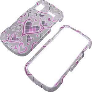  Plaid Hearts Protector Case for Samsung Focus i917 Cell 
