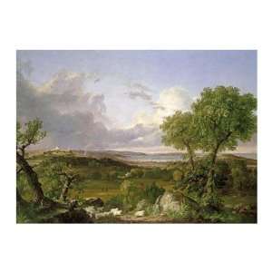 View of Boston Thomas Cole. 14.00 inches by 11.25 inches. Best 