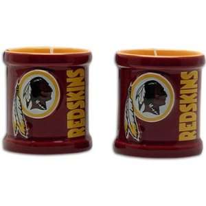  Redskins Xpres NFL Votive Candle Two Piece Set Sports 