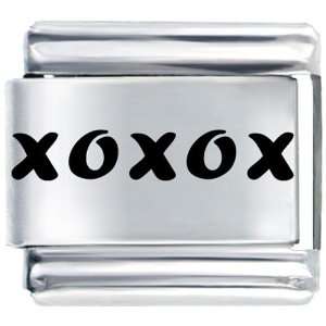  Pugster Xoxox Hugs Kisses Italian Charms: Pugster: Jewelry