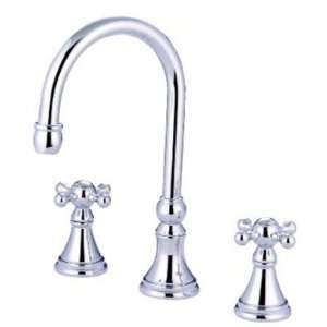 Madison Romant Tub Filler with Knight Cross Handles Finish Oil Rubbed 