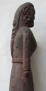Antique NEPAL wooden puppet Newari woman*  