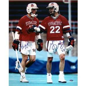  Gary Gait and Paul Gait Syracuse Lacrosse Dual Signed 