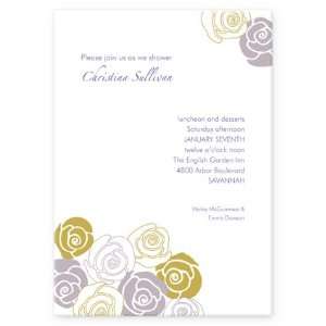  Drifting Roses Bridal Shower Invitations Health 