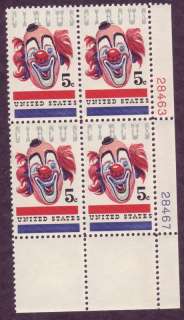 1966 5c AMERICAN CIRCUS CLOWN ISSUE, US #1309, MNH  