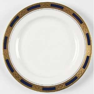  John Aynsley Empress Cobalt Luncheon Plate, Fine China 