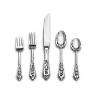   Rose Point 66 Piece Place Set with Cream Soup Spoon