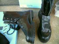 LANVIN New $1,585 Mens Leather Boots Shoes EU 9 US 10  