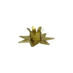    CANDLE HOLDER METAL SEVEN POINTED STAR   2 WIDE: Everything Else