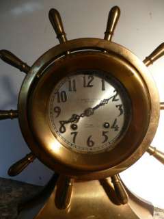   SHIPS BELL CLOCK abercrombie and fitch large 15lbs 195144  