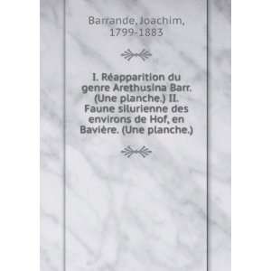   Hof, en BaviÃ¨re. (Une planche.) Joachim, 1799 1883 Barrande Books