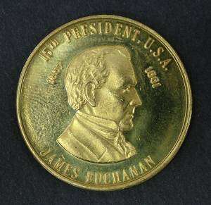 JAMES BUCHANAN Coin/ Token,15th President  