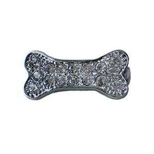   Bone Shaped Clear Crystal Hairclip Barrette for Dogs