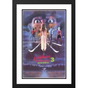  A Nightmare on Elm Street 3 20x26 Framed and Double 