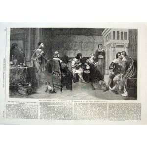   The Rich Widow By Wynfield Antique Print 1869 Fine Art: Home & Kitchen