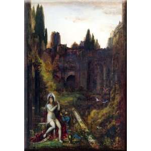  Bathsheba 21x30 Streched Canvas Art by Moreau, Gustave 