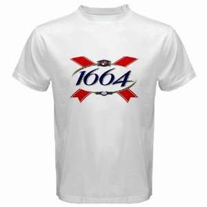  Kronenbourg French Beer Logo New White T Shirt Size  M 