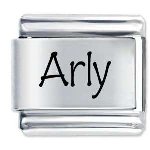  Name Arly Gift Laser Italian Charm: Pugster: Jewelry