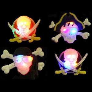  FLASHING PIRATE RING One size fits most (24pcs 