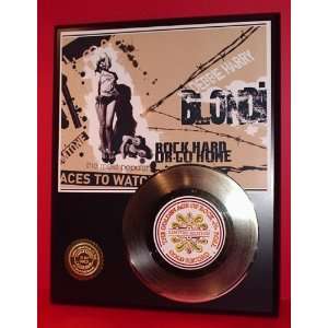  Gold Record Outlet BLONDIE 24KT Gold Record Display LTD 