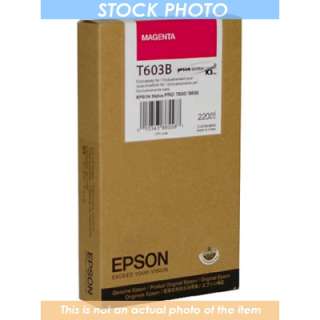 T603B00 EPSON SP 7800 9800 K3 INK CTG MAGENTA 220ML T603B00 