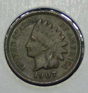 1907 INDIAN HEAD PENNY #A07  