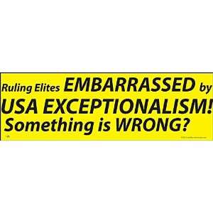  USA Exceptioalism Embarrassed Magnet 