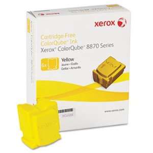  XEROX COLORQUBE 8870 INK YELLOW (6 PAK): Electronics