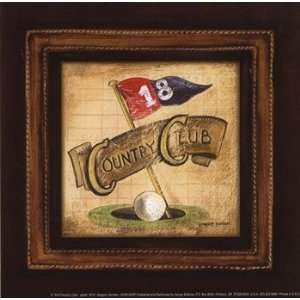  Golf Country Club   petite   Poster by Gregory Gorham (6x6 