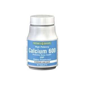  High Potency Calcium 600 supplements, By Natures Bounty 