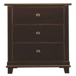  Espresso Young America 2nd Nature Three Drawer Night Stand 