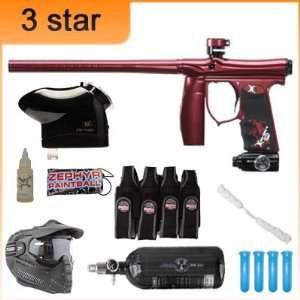  Invert Mini 3 Star Nitro Paintball Gun Package   Polished 