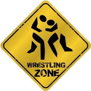  New  Wrestling Zone  Crossing Sign Sports: Home 