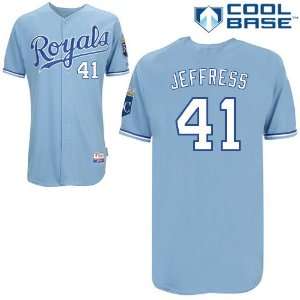 Jeremy Jeffress Kansas City Royals Authentic Alternate Columbia Cool 