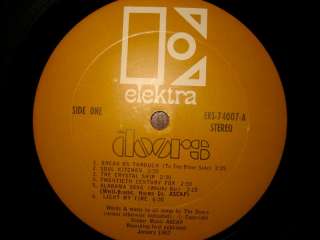 THE DOORS 1st Album NM ORIGINAL 1967 Gold Label SHRINK  