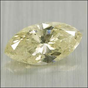   Untreated Fire Luster Fancy Yellow Natural Loose Diamond Marquise Cut