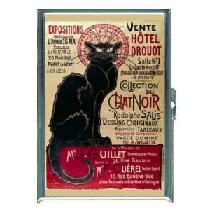  CHAT NOIR BLACK CAT CABARET 1 ID Holder, Cigarette Case or 