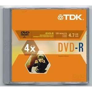 TDK DVD R47HCCBX Armor Plated DVD R 4.7GB Writeable Disc 