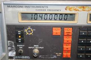 MARCONI INTRUMENT 80KHZ 1040MHZ SIGNAL GENERATOR 2019  