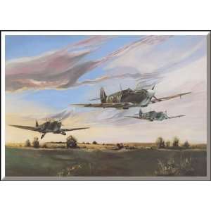      Rich Thistle   Spitfire World War II Aviation Art: Home & Kitchen