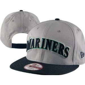  Seattle Mariners 9FIFTY Reverse Word Snapback Hat: Sports 