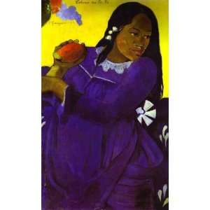 FRAMED oil paintings   Paul Gauguin   24 x 40 inches   Vahine no te vi 